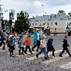 «Мы по городу гуляем,  правила дорожные дружно изучаем».
