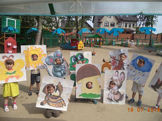 Сказка "Под грибом"