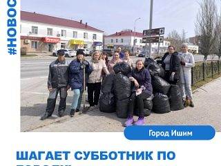 "Шагает субботник по городу!"